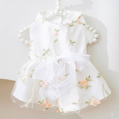 Cute Dog Princess Summer Dress, Poodle, Chihuahua Dog Clothes