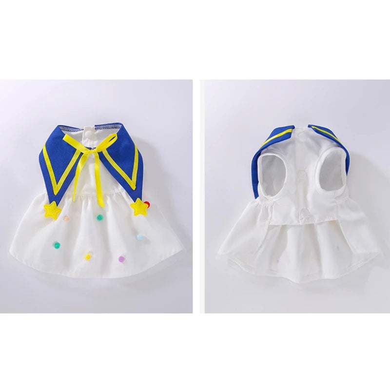 Cute Dog Princess Summer Dress, Poodle, Chihuahua Dog Clothes