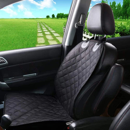 Dog Car Front Seat Cover Waterproof, Non-Slip Pet Cat and Dog Carrier, Folding Pet Carrier Seat Cover for Cars Trucks SUV
