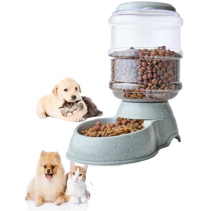 Automatic Water Dispenser Large Capacity, Pet Feeder Small Dog or CatFood Bowl
