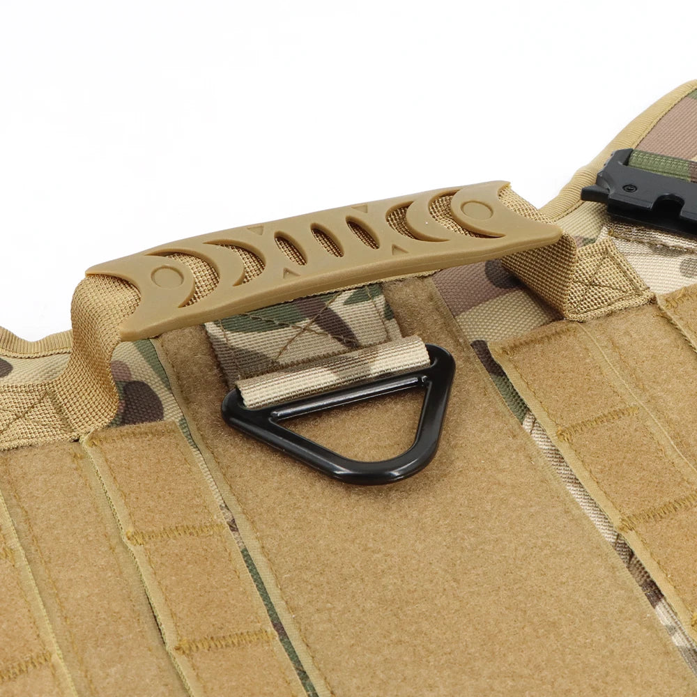 Tactical Dog Harness, Leash Set for Large Dogs, Military Harnesses for Training and Walking or Hunting