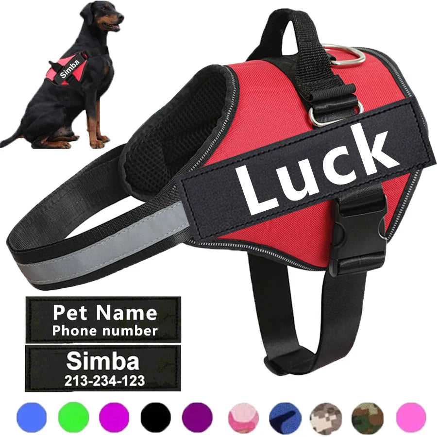 Dog Harness NO PULL Reflective Breathable Adjustable Pet Harness For Dogs