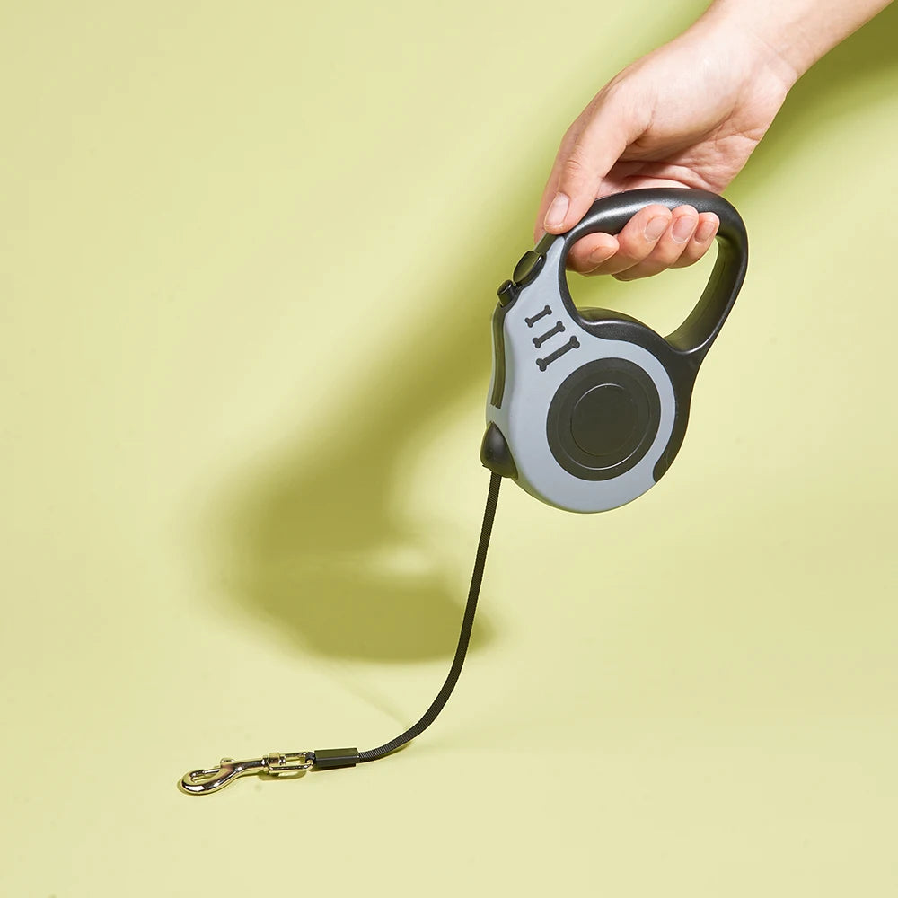 3m, 5m Dog Leash for Small Dogs or Cats,  Automatic Retractable w/ Durable Nylon Lead