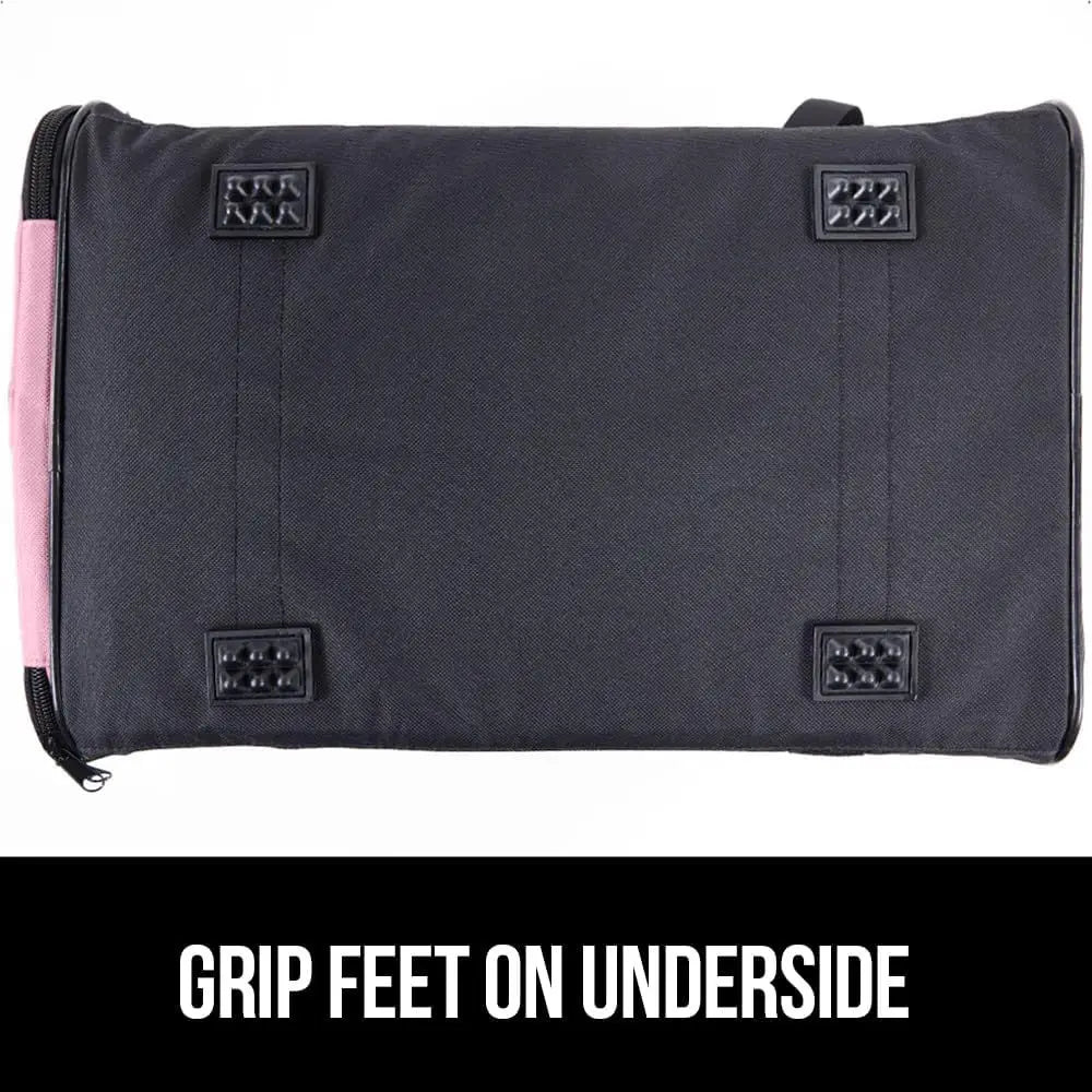 Cat Carrier Travel Bag Up to 15 Lbs,  Collapsible Small Dog Carriers, Top and Side Entry Breathable Mesh