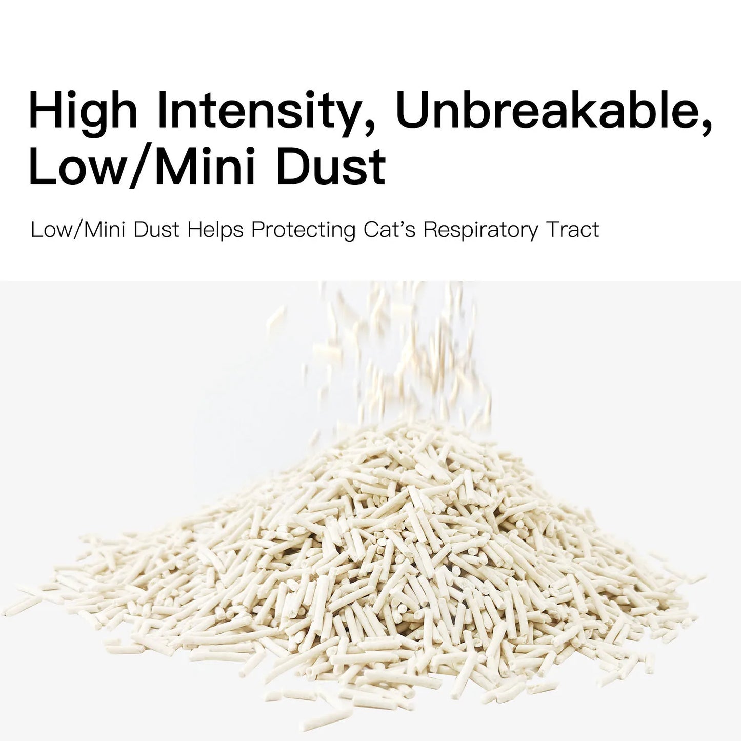 33lbs Sumlov Tofu Cat Litter, Natural Botanical, Dust-Free, Flushable, Quick Clumping, Odor Control, light scent, environmental