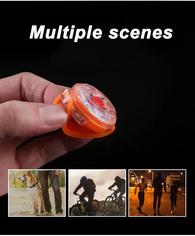 LED Pet Dog and Cat Collar Pendant for Night Safety ,Waterproof ,Flashing Harness With Light