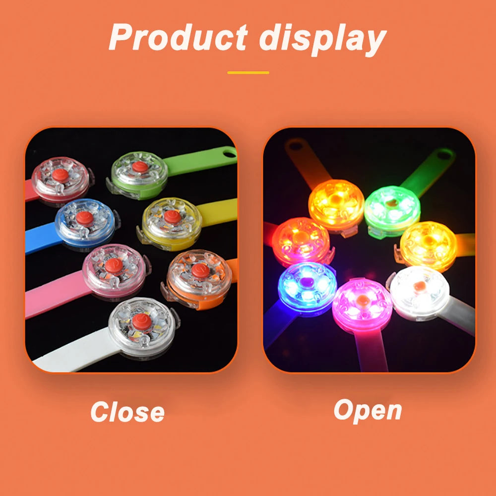 LED Pet Dog and Cat Collar Pendant for Night Safety ,Waterproof ,Flashing Harness With Light
