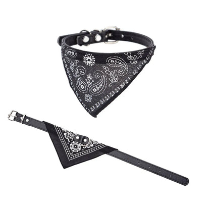Adjustable Cute Printed Bandana Cat