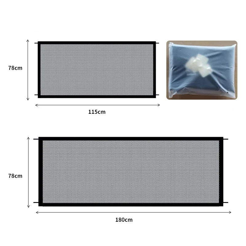 Pet Dog Barrier Fences With 4Pcs Hook, Pet Isolated Network,