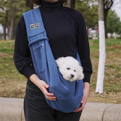 Comfortable Dog Bag ,Pet Crossbody Shoulder Bag, Outdoor Travel , Portable Cat or Puppy Sling Carrier