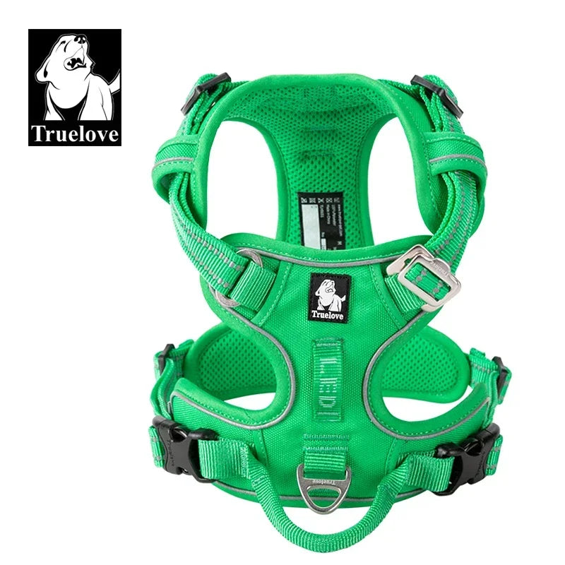 Truelove Pet Explosion-proof Dog Harness, Camouflage, Reflective Nylon Special Edition and Upgrade Version Easy to Adjust