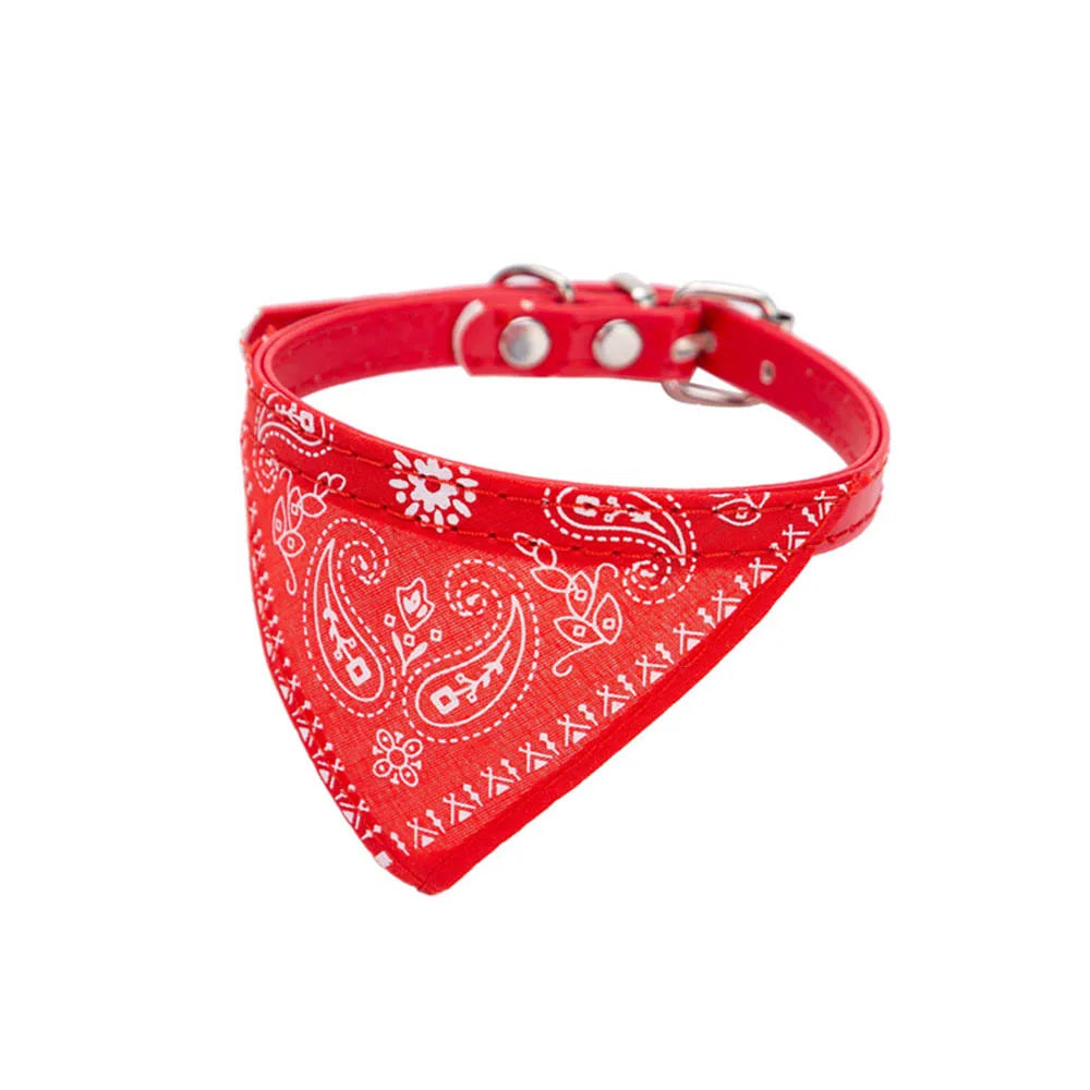 Adjustable Cute Printed Bandana Cat