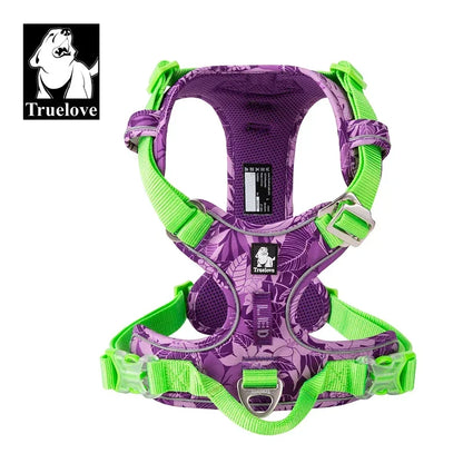 Truelove Pet Explosion-proof Dog Harness, Camouflage, Reflective Nylon Special Edition and Upgrade Version Easy to Adjust