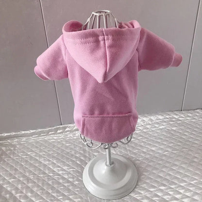 Cozy Pet Clothes with Pocket, Dog Hoodies For Small Dogs,  All Season Knit Cat Clothes