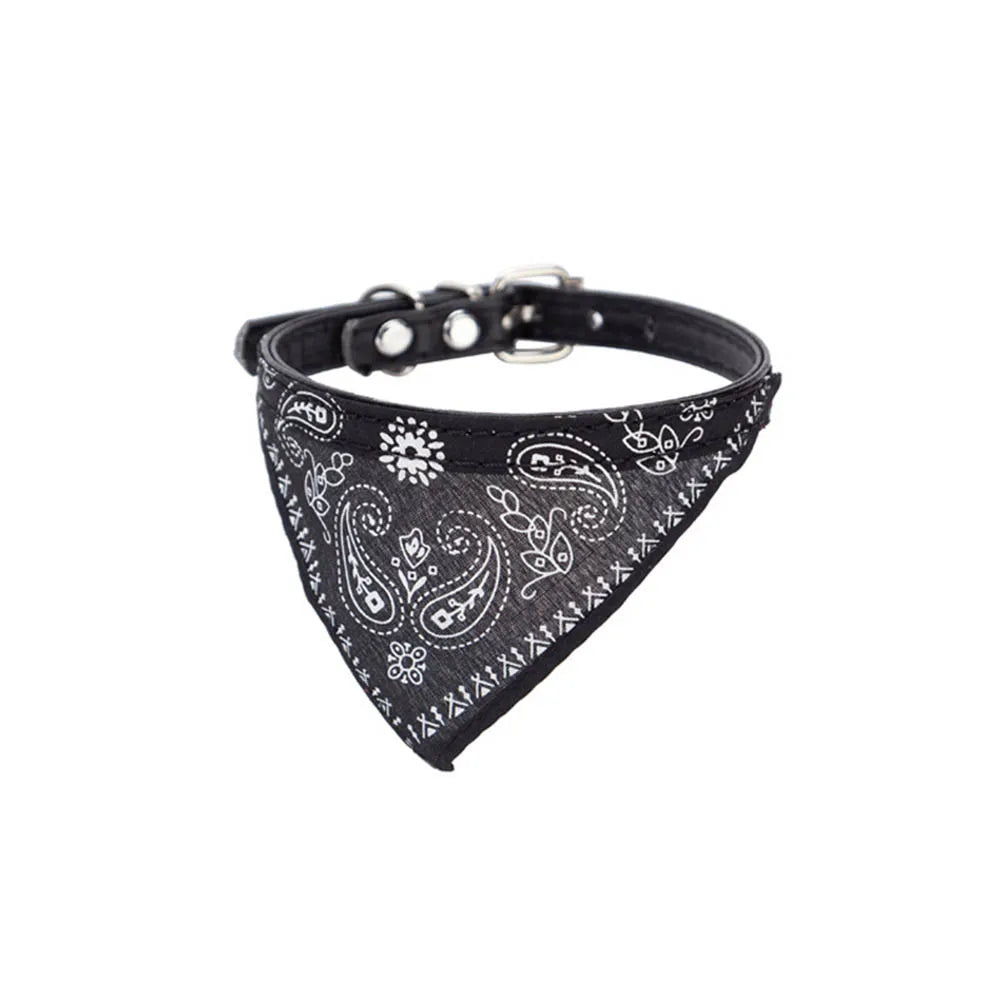 Adjustable Cute Printed Bandana Cat