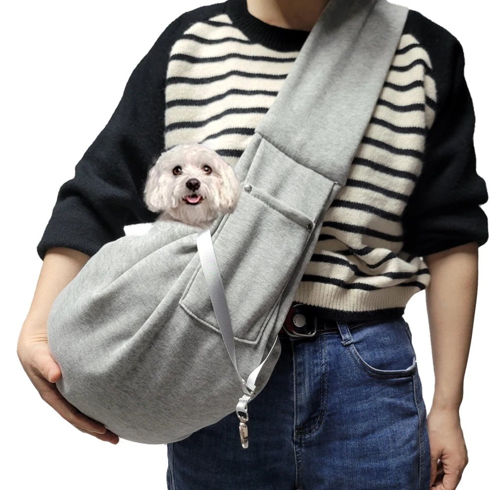 Pet Dog Carrier Bag ,Outdoor Travel Puppy Shoulder Bags ,Portable Hand Free Shoulder slings, Bag for Small Dogs Cats
