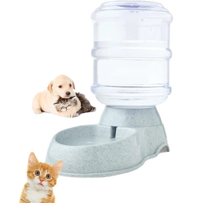 Automatic Water Dispenser Large Capacity, Pet Feeder Small Dog or CatFood Bowl
