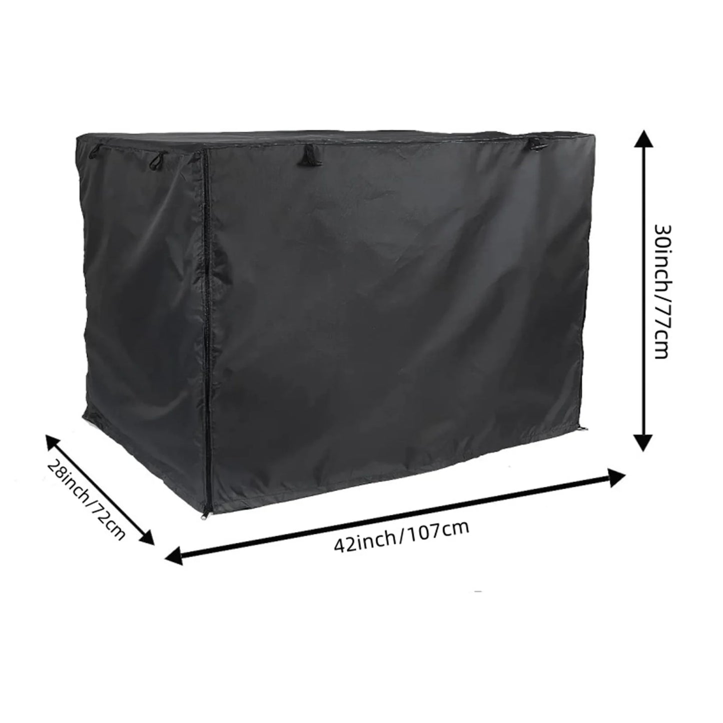 Wire Dog Crate with Cover, Double Door, Cover 42 Inches Heavy Duty Oxford Fabric