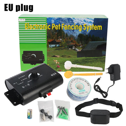 Electric Dog Fence Electronic Pet Fence System Containment, Sound Shocked Collar , Dog Training Collar Waterproof