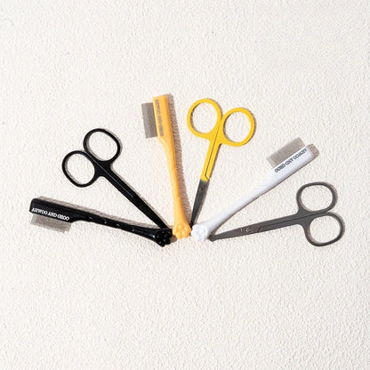 Pet Facial Cleaning Comb Set, Removes Tear Stains, Dog and Cat Hair Repair Scissors, Hair Comb