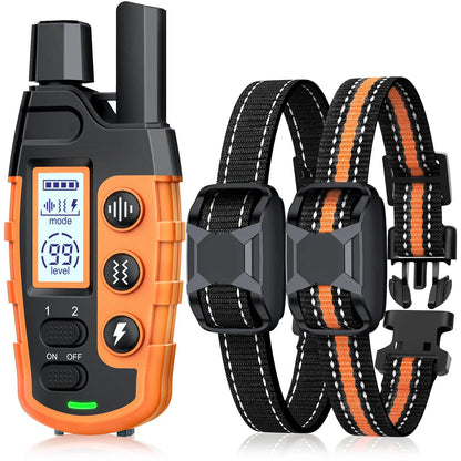3300Ft Electric Dog Training Collar Remote Control Waterproof Pet BehaviorFor 5-120lbs Puppy With Shock Vibration 2026