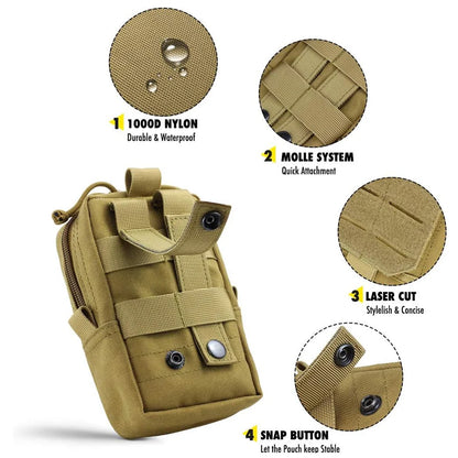 Dog Tactical Bags Set Molle Pouches, Belt Attaching on Harness ,Sticker, Military Dog Training Bags For Large Dogs,