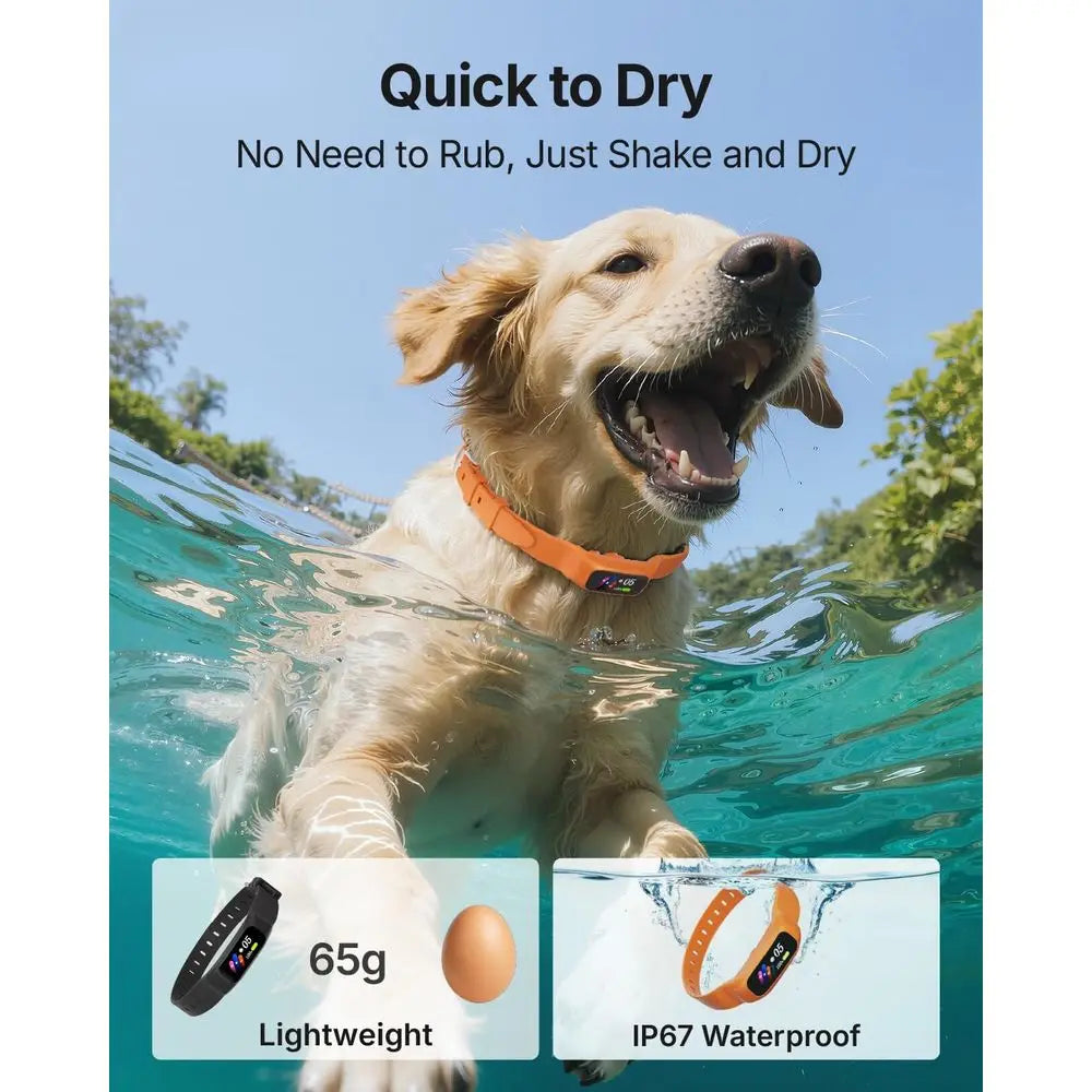 Anti Bark Collar for Small, Medium and Large Dogs, Vibrating No Shock, Rechargeable