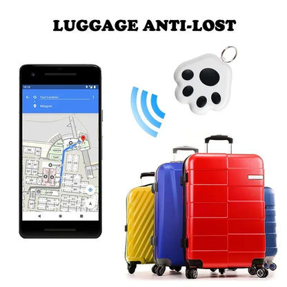 Dog Paw Mini GPS Tracker Cats, Dogs, Children, Elderly, Anti Lost Device, Intelligent Tracking Locator.