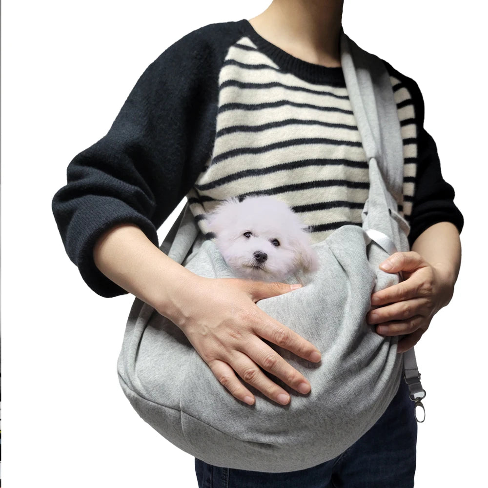 Pet Dog Carrier Bag ,Outdoor Travel Puppy Shoulder Bags ,Portable Hand Free Shoulder slings, Bag for Small Dogs Cats