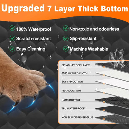 Waterproof Pet Travel Accessories Foldable Dog Car Seat , Car Pet Seat Safety Hammock, Trunk Mat, Car Rear Back Seat Protector
