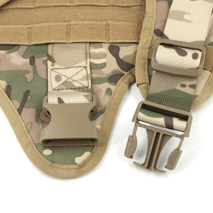 Tactical Dog Harness, Leash Set for Large Dogs, Military Harnesses for Training and Walking or Hunting