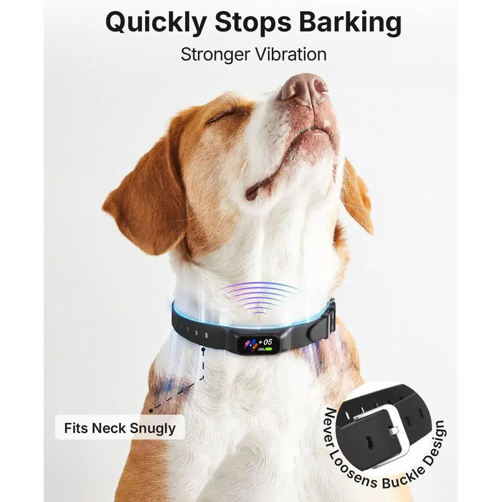 Anti Bark Collar for Small, Medium and Large Dogs, Vibrating No Shock, Rechargeable