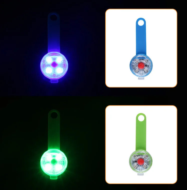 LED Pet Dog and Cat Collar Pendant for Night Safety ,Waterproof ,Flashing Harness With Light
