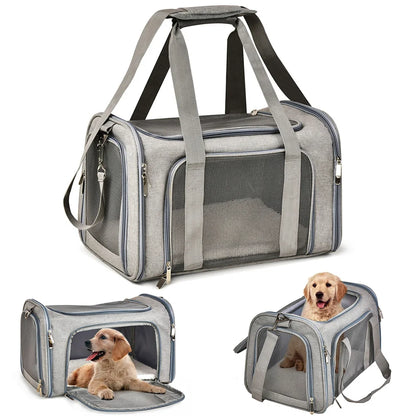 Dog Carrier Bag ,Soft Side Backpack, Pet Carriers Dog Travel Bags Airline Approved ,Transport For Small Dogs and Cats